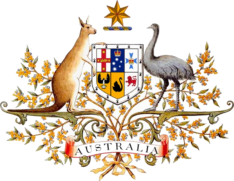 Australian Coat of Arms on a tour of Cairns