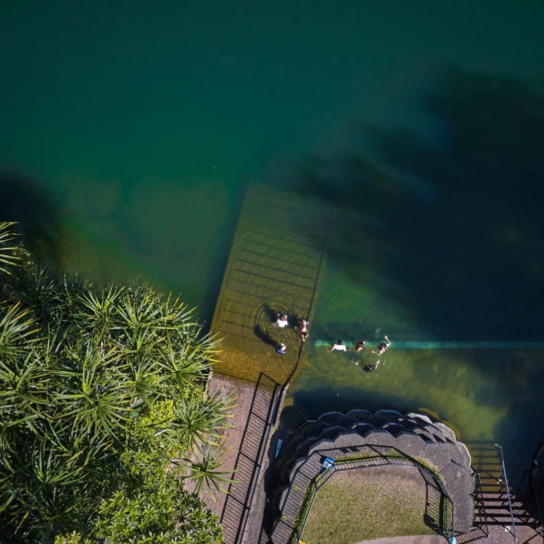 Greenfield on a Volcanic Crater Lake Eacham day tour Cairns